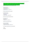 Stott Pilates EXAM QUESTIONS AND VERIFIED CORRECT ANSWERS LATEST 2026-2027 NEW