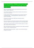 Florida State Fire Officer II EXAM QUESTIONS AND VERIFIED CORRECT ANSWERS LATEST 2026-2027