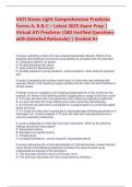 VATI Green Light Comprehensive Predictor  Forms A&comma; B & C &ndash; Latest 2025 Exam Prep &vert;  Virtual ATI Predictor &lpar;180 Verified Questions  with Detailed Rationale&rpar; &vert; Graded A&plus;
