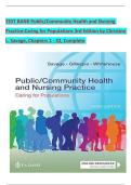 Test Bank & Exam Prep for Public&sol;Community Health and Nursing Practice&colon; Caring for Populations&comma; 3rd Edition &mdash; 2026 Latest Update  By Christine L&period; Savage&comma; Gordon L&period; Gillespie & Erin Whitehouse