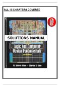 Logic and Computer Design Fundamentals &lpar;4th Edition&comma; 2008&rpar; &ndash; Solutions Manual &ndash; Mano