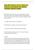HESI MED-SURGICAL FINAL PAPER 2026 EXAM FULL QUESTIONS AND CORRECT ANSWERS ALREADY PASSED&period;