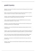 grade 8 poetry questions and solutions guaranteed graded a&plus;&period;