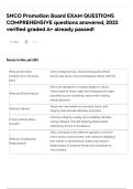 SNCO Promotion Board EXAM QUESTIONS COMPREHENSIVE questions answered&comma; 2025 verified graded A&plus; already passed&excl;
