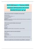 NUTR 280 Exam 1ACTUAL EXAM QUESTIONS AND CORRECT DETAILED ANSWERS WITH RATIONALES &vert;&vert; 100&percnt; GUARANTEED PASS <RECENT VERSION>