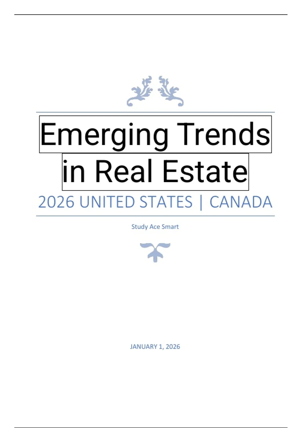 Emerging Trends in Real Estate 2026 UNITED STATES | CANADA - Emerging ...