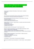 IDIS 199 FINAL EXAM MODULE 4-6 QUESTIONS AND ANSWERS