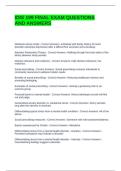 IDIS 199 FINAL EXAM QUESTIONS AND ANSWERS
