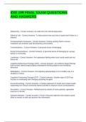 IDIS 199 FINAL EXAM QUESTIONS AND ANSWERS