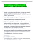 IDIS 199 MIDTERM &lpar;MODULE 1-3&rpar; EXAM QUESTIONS AND ANSWERS