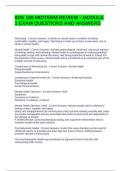 IDIS 199 MIDTERM REVIEW - MODULE 1 EXAM QUESTIONS AND ANSWERS