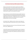 IE 355 Study Guide Exam With Complete Solutions 