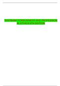 TESTBANK FORBUSINESS AND PROFESSIONAL ETHICS 9TH EDITION