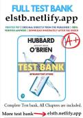 test bank for essentials of economics 6th edition hubber