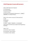 GCAP Operator 2 exam with answers