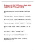 Endeavor Air CRJ 900 Systems Study Guide QUESTIONS WITH ANSWERS