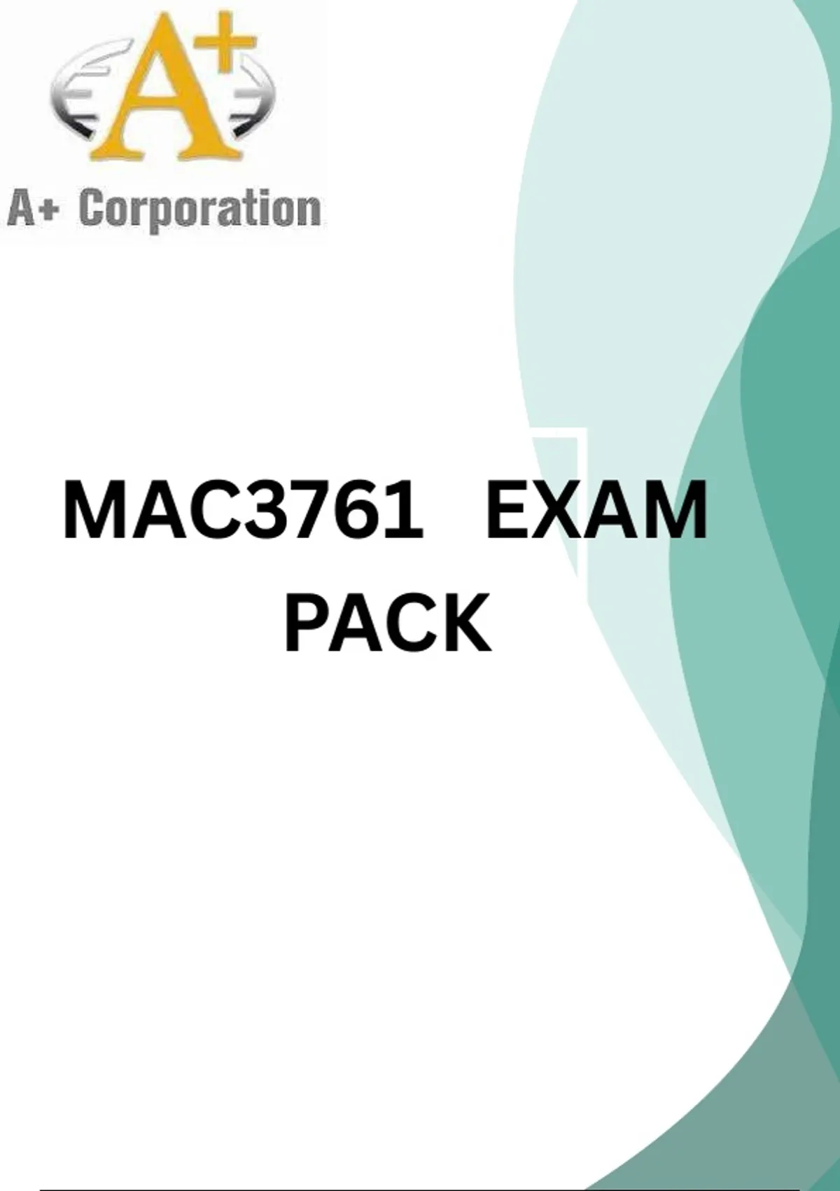 MAC3761 LATEST EXAM PACK 2026[DETAILED QUESTIONS AND CORRECT ANSWERS ...