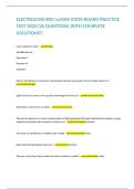 ELECTROLYSIS IBEC&plus;LASER STATE BOARD PRACTICE TEST 2025&sol;26 QUESTIONS WITH COMPLETE SOLUTIONS&excl;&excl;