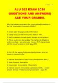 ALU 202 EXAM 2026  QUESTIONS AND ANSWERS&vert;  ACE YOUR GRADES&period;