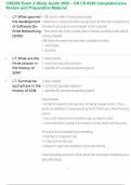 CS6250 Exam 2 Study Guide 2025 &ndash; CN CS 6250 Comprehensive Review and Preparation Material
