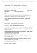 ISDS 3003 FINAL QUESTIONS & ANSWERS
