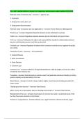 BUL 4421 Gendler Midterm Review FAU Questions and Answers Latest Update 2025&sol;2026