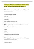 LIFESCI 7C MIDTERM 2 CERTIFICATION EVALUATION EXAMS 2026 FULL SOLUTION 100&percnt; CORRECT&period;