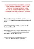 MASSACHUSETTS 1C HOISTING LICENSE  FINAL EXAM 2026 BANK CURRENTLY  TESTING EXAM QUESTIONS WITH  DETAILED VERIFIED ANSWERS &lpar;100&percnt;  CORRECT ANSWERS &sol;ALREADY GRADED  A&plus;