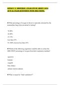 LIFESCI 7C MIDTERM 2 EXAM STUDY SHEET 2026 ACTUAL EXAM QUESTIONS WITH SOLUTIONS&period;