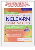 Test Bank for Saunders Comprehensive Review for the NCLEX-RN&comma; 8th Edition &lpar;Linda Anne Silvestri & Angela Silvestri&rpar; &vert; 2025&sol;2026 Latest Update