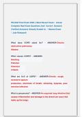 PN 2003 Final Exam 2026 &vert;&vert; Most Recent Exam &sol;  Actual  Complete Real Exam Questions And  Correct  Answers   &lpar;Verified Answers&rpar; Already Graded A&plus;  &sol; Newest Exam                    &sol;  Just Released&excl;
