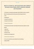 BKAT ICU EXAM ALL 300 QUESTIONS AND CORRECT DETAILED SOLUTIONS LATEST UPDATED VERSION JUST RELEASED 