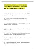 MARYVILLE NURS 615 PHARM EXAM 2 ACTUAL EXAM PAPER 2026 QUESTIONS WITH FULL SOLUTION GRADED A&plus;&period;