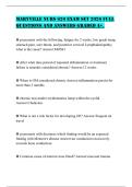 MARYVILLE NURS 620 EXAM SET 2026 FULL QUESTIONS AND ANSWERS GRADED A&plus;