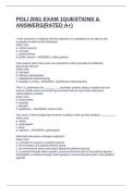 POLI 2051 EXAM 1QUESTIONS & ANSWERS&lpar;RATED A&plus;&rpar;