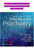 Primary Care Psychiatry &ndash; Test Bank for the 2nd Edition &lpar;McCarron & Xiong&rpar; &ndash; Complete Exam Material for Chapters 1&ndash;26
