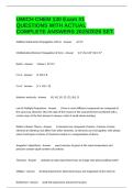 UMICH CHEM 130 Exam &num;1 QUESTIONS WITH ACTUAL COMPLETE ANSWERS 2025&sol;2026 SET&period;