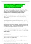 Frontline Practice Questions&comma; Police Entrance Exam All Tests Solved Correctly 2025-2026 Updated&period; 