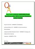 COMSAE 2025&sol;2026 &ndash; 1000&plus; Practice Questions with Correct Answers &vert; OMM&comma; Pathology&comma; Pharmacology
