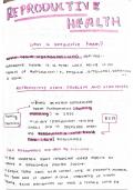  Human reproductive health Part 1
