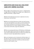 MEDICATION AIDE EXAM Q&A 2026 STUDY GUIDE WITH VERIFIED SOLUTIONS