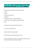 NATS 1670 TEST PAPER EXAMINATION TEST PRACTICE SOLUTION 2026 100&percnt; CORRECT&period;