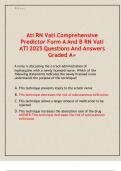 ATI RN VATI Comprehensive Predictor A & B 2025 Test Bank &vert; Verified Q&A