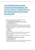 AZ L-83 Stormwater Systems  Contractor Exam Questions And  Correct Answers &lpar;Verified Answers&rpar;  Plus Rationale2026 Q&A&vert; Instant  Download Pdf 