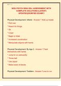 WGU PSYCH D094 OBJ&period; ASSESSMENT WITH  COMPLETE SOLUTIONS &lpar;LATEST&rpar;  UPDATED&vert;&vert;VERIFIED EXAM&excl;&excl;&excl;