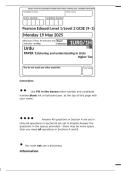 Pearson Edexcel GCSE Urdu Listening & Understanding &lpar;High Tier&rpar;  2025 Exam Paper &plus; Mark Scheme