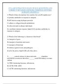 UTA A&P II PRACTICE EXAM CH 18-21 QUESTIONS AND  CORRECT DETAILED ANSWERS &lpar;VERIFIED ANSWERS&rpar;  ALREADY GRADED A&plus;