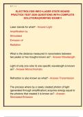 ELECTROLYSIS IBEC&plus;LASER STATE BOARD  PRACTICE TEST 2026 QUESTIONS WITH COMPLETE  SOLUTIONS&vert;&vert;VERIFIED EXAM&excl;&excl;&excl;