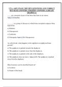 UTA&colon; A&P1 EXAM 2 REVIEW QUESTIONS AND CORRECT  DETAILED ANSWERS &lpar;VERIFIED ANSWERS&rpar; ALREADY  GRADED A&plus;