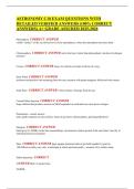 ASTRONOMY C10 EXAM QUESTIONS WITH DETAILED VERIFIED ANSWERS 
